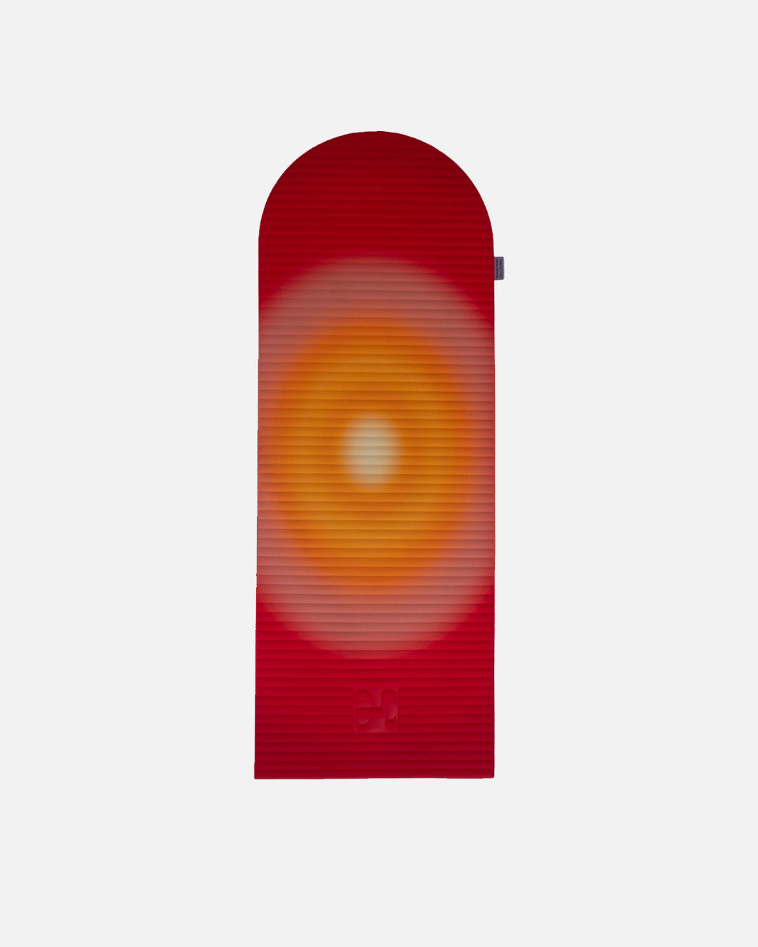 Tapis de sol pour le fitness le yoga et le pilates de la marque hercule studio et uchronia modèle archy imprimé summer packshot déplié
