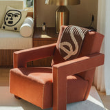 Mini tapis de sol pad de confort de la marque hercule studio modèle galé couleur bari choco packshot lifestyle salon