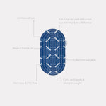 Hercule Studio x Hôtel du Cap-Eden-Roc Galé pad unrolled with informational lines – navy blue 3-in-1 mini mat – ergonomic for knees, elbows, glutes, portable and multi-use, Pilates/Reformer compatible, durable French design