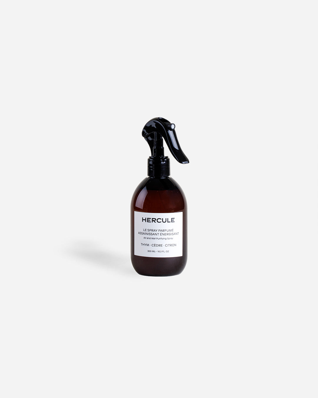 Spray pour assainir le tapis de sport et énergiser l'espace d'entraînement packshot flacon