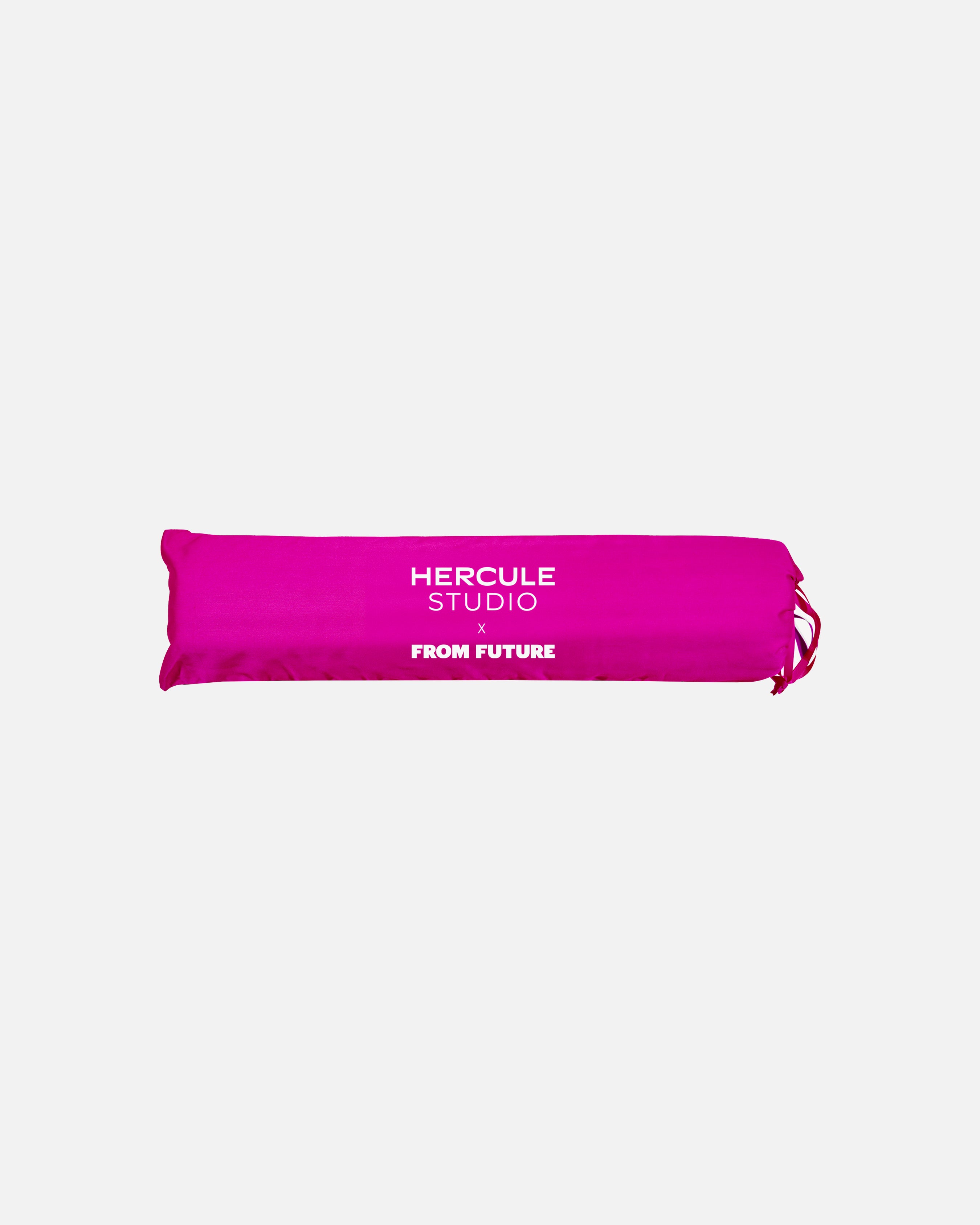 Hercule Studio x From Future pink dust bag, premium textile cover for the cashmere sport mat, protection and transport