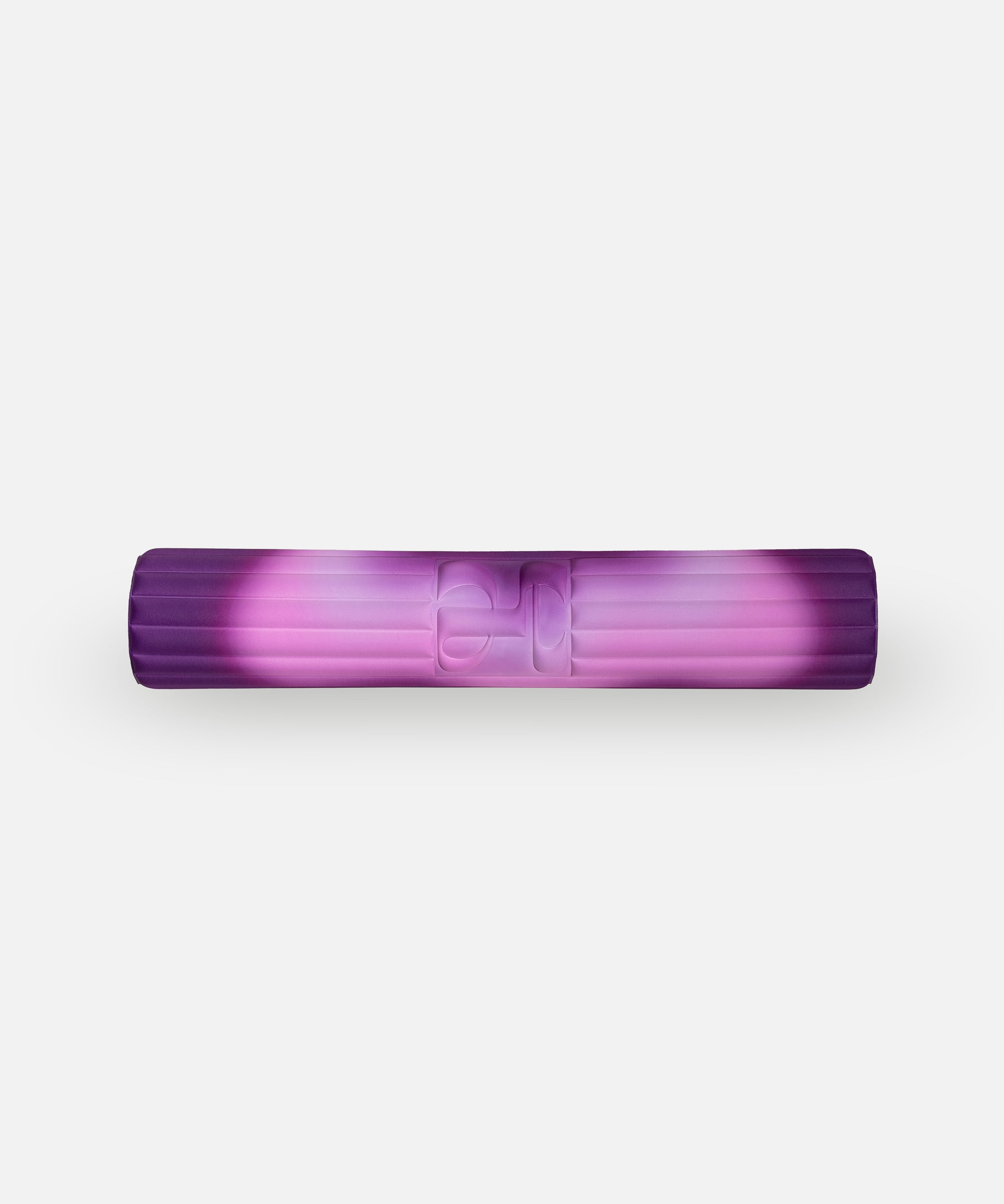 Hercule Studio x Univers Uchronia Archy Winter purple printed design sport mat, durable mat for fitness, Pilates and stretching, rolled view