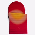 Tapis de sol pour le fitness le yoga et le pilates de la marque hercule studio et uchronia modèle archy imprimé summer packshot semi déplié